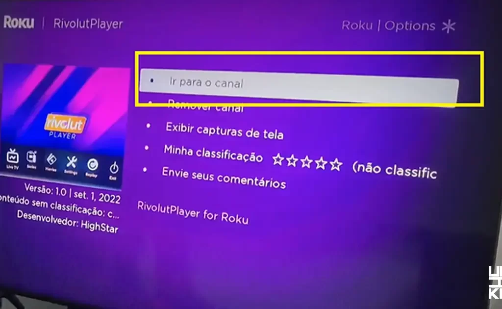 Instalação Rivolut Player Na Sua Smart TV ROKU UNIKATV