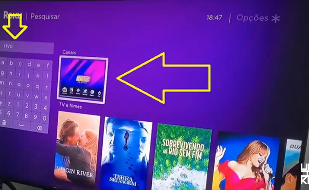 Instalação Rivolut Player na sua Smart TV ROKU 1 Rivolut 1