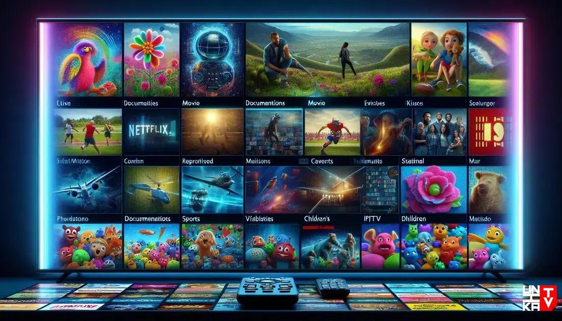 Os tipos de conteúdo disponíveis no IPTV Os tipos de conteúdo disponíveis no IPTV